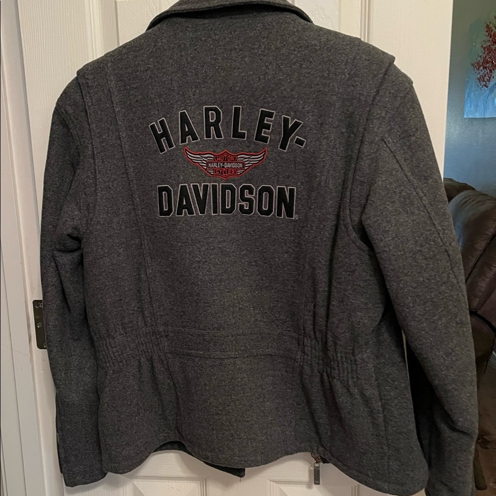 Harley-Davidson Women's Charcoal Logo Jacket